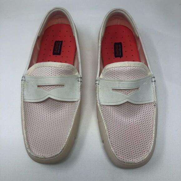 Swims White Penny Loafers Men’s Size 8 - Picture 7 of 7